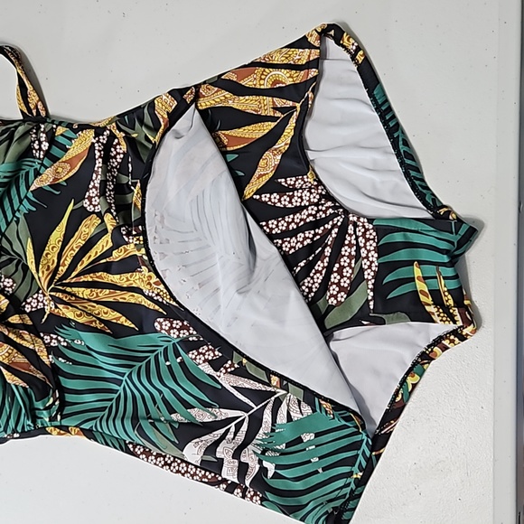SWIM SUIT palm leaves one piece - Picture 8 of 15